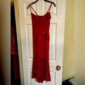 Reformation Red Midi Dress